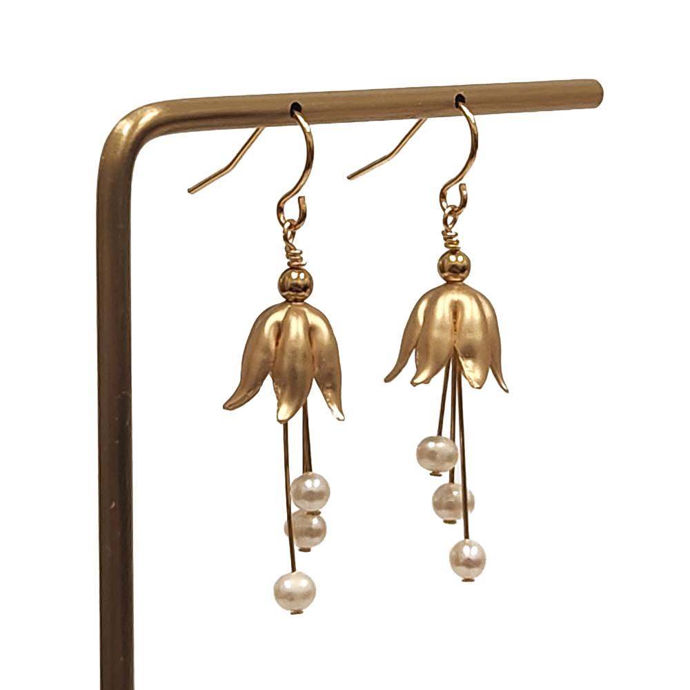 Fleur De Lisa Wire Earrings