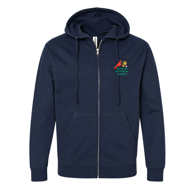Missouri Botanical Garden Cardinal Hooded Zip Sweatshirt
