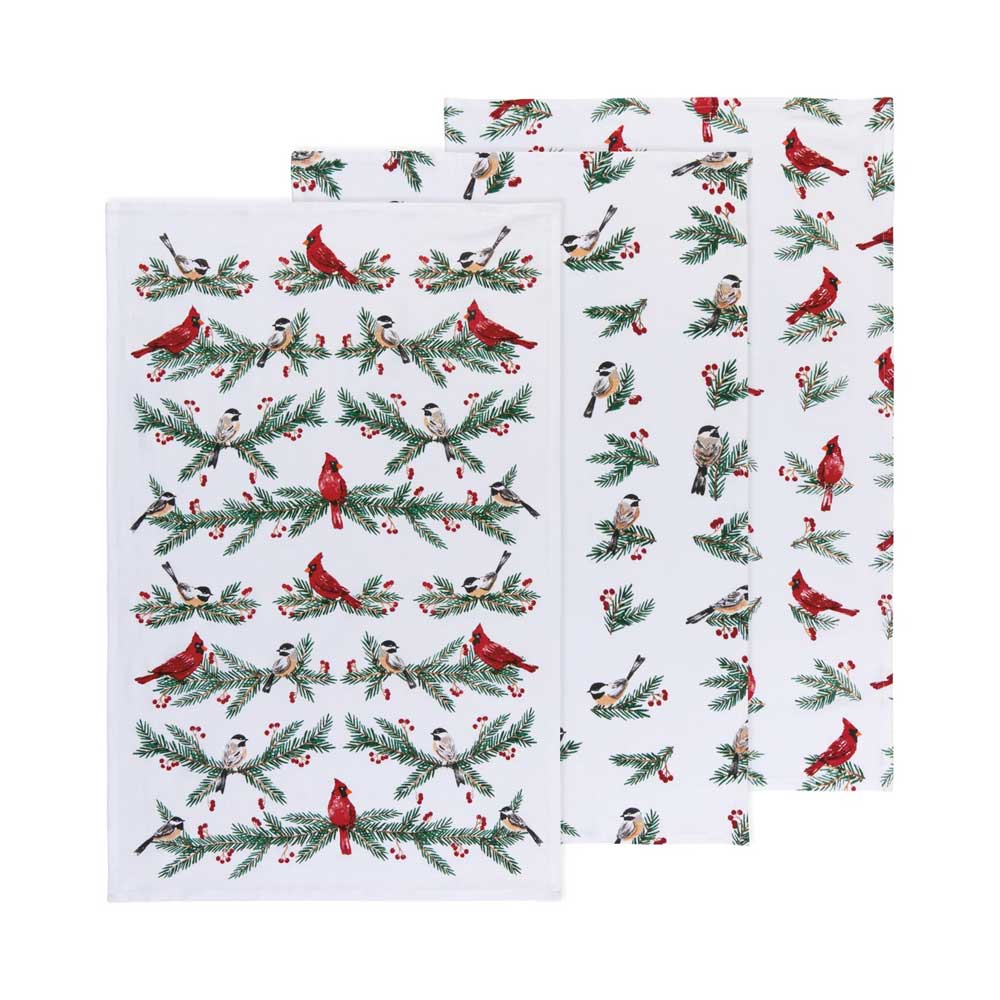 Cardinals Dishtowels Set of 3