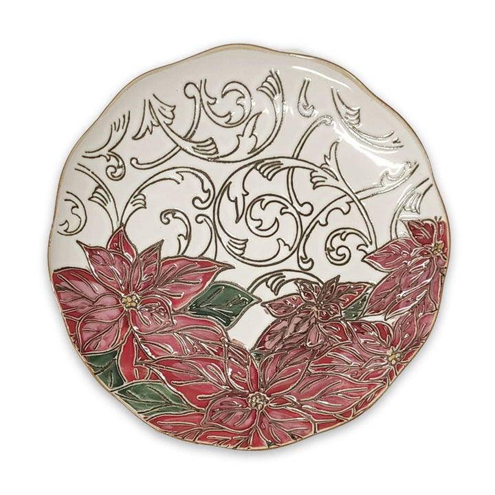 Gilded Cardinal Lunch Plate - Assorted