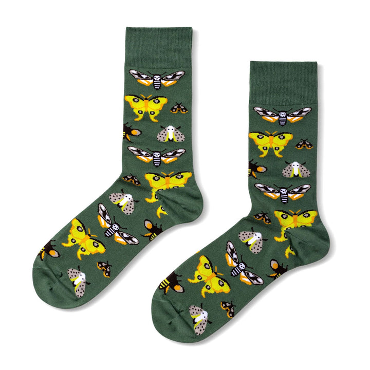 Moths Crew Socks