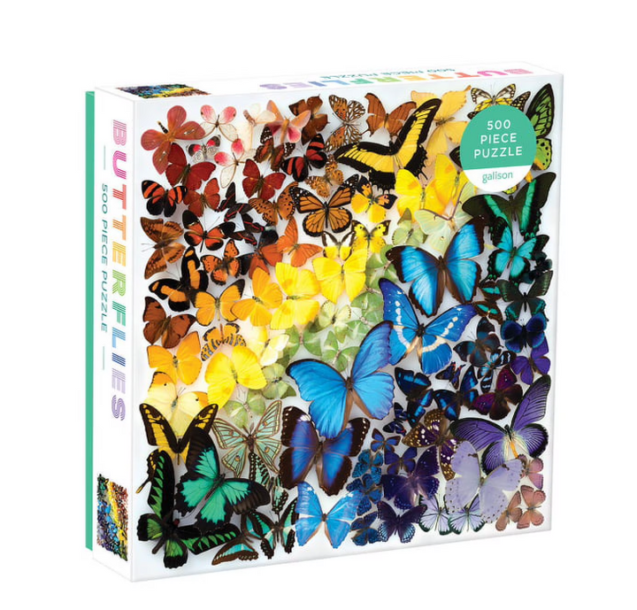 Rainbow Butterflies 500 Piece Puzzle