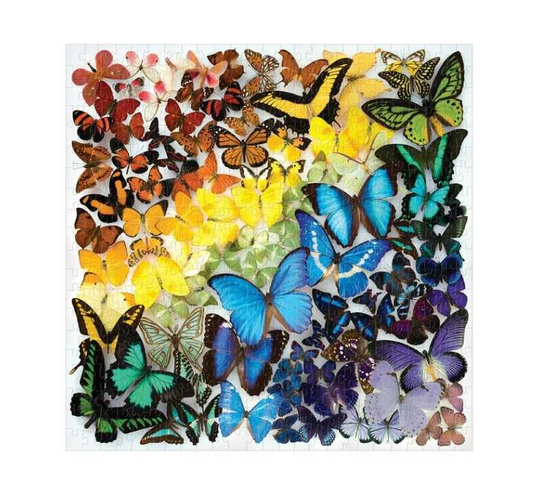 Rainbow Butterflies 500 Piece Puzzle