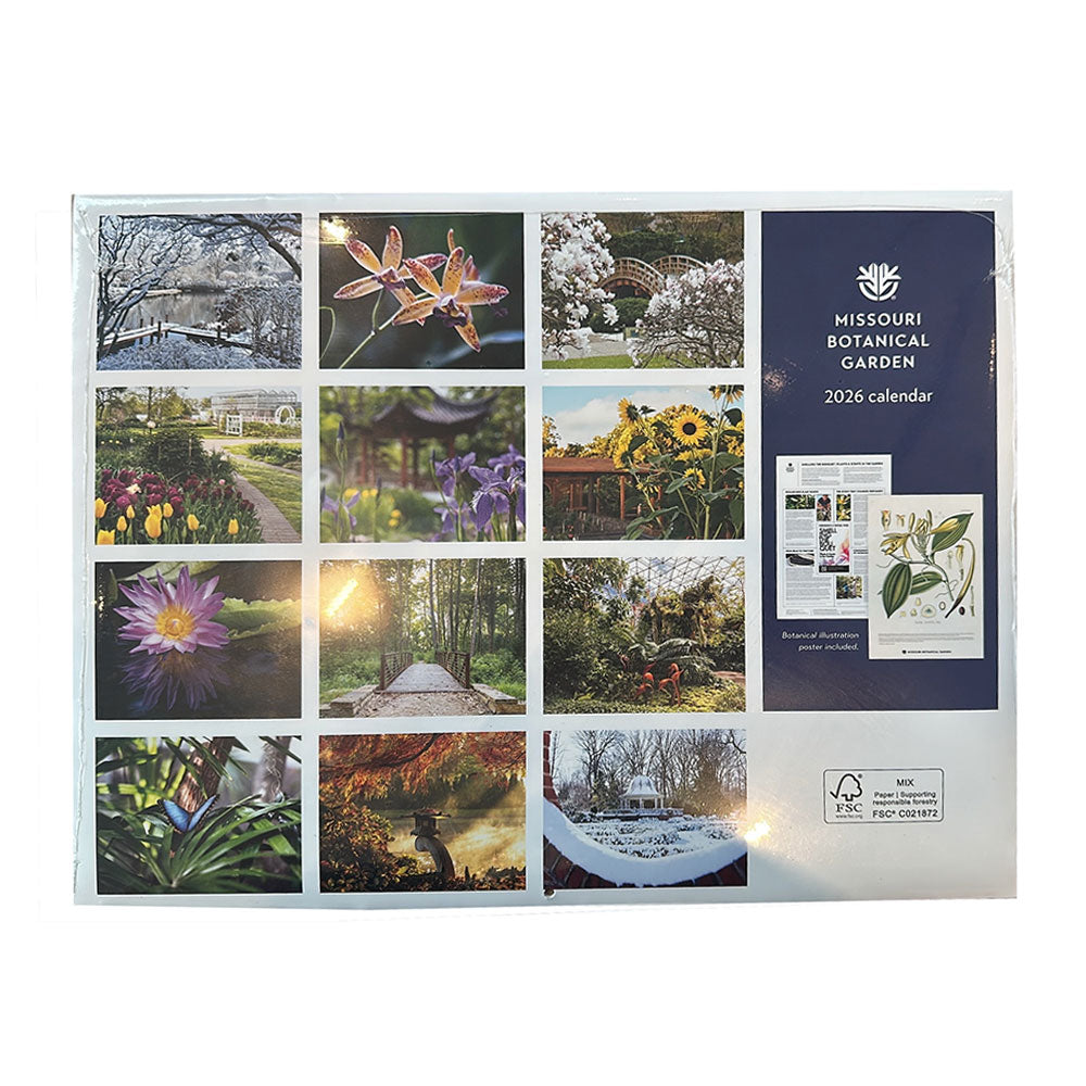Missouri Botanical Garden 2026 Wall Calendar