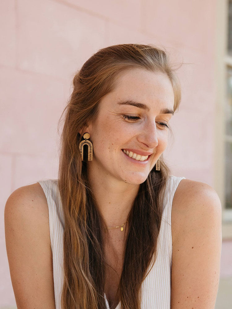 Gaia Arch Statement Earrings