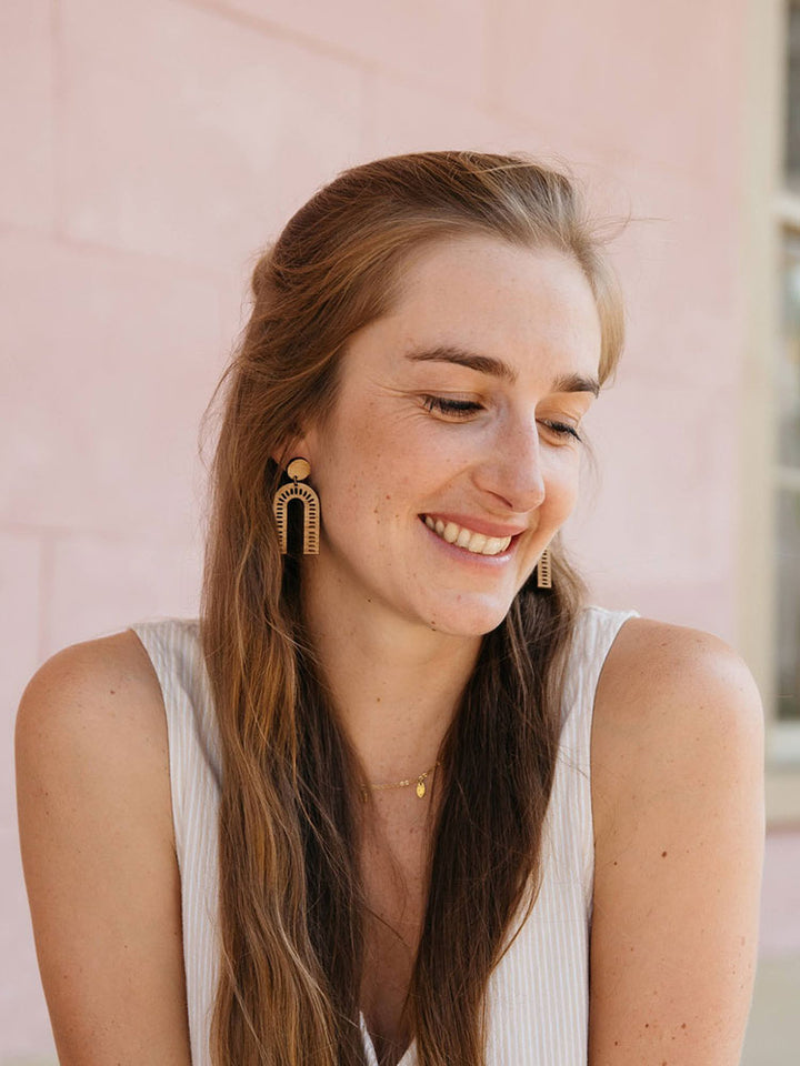 Gaia Arch Statement Earrings