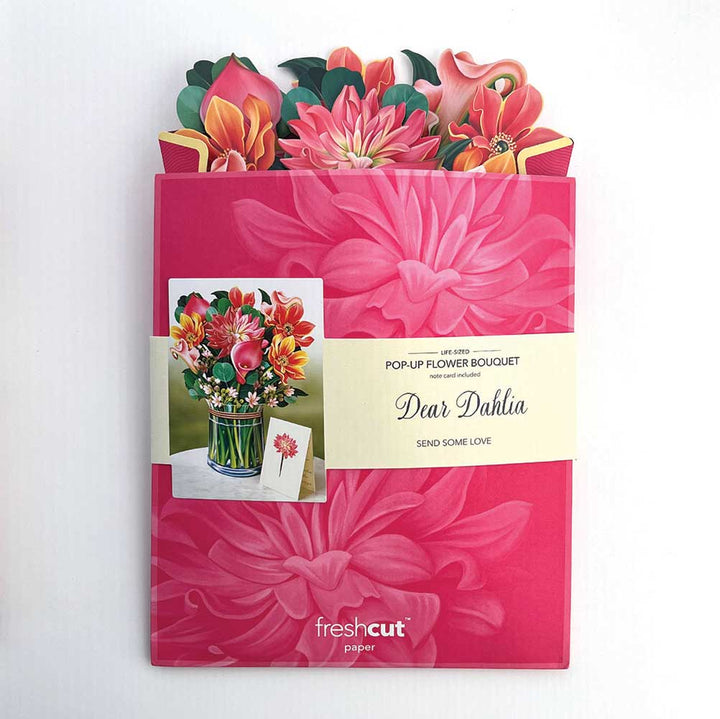 3D Dear Dahlia Greeting Card