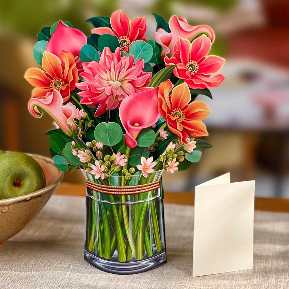 3D Dear Dahlia Greeting Card