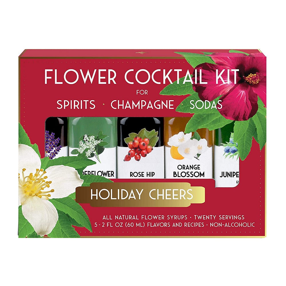 Flower Cocktail Syrups Kit 