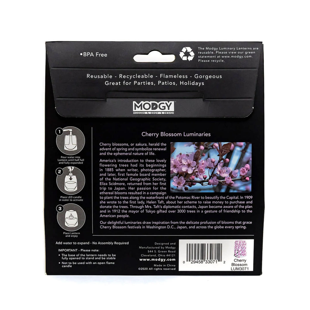 Cherry Blossom Luminaries