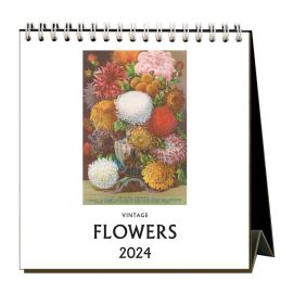 Flowers 2024 Desk Calendar