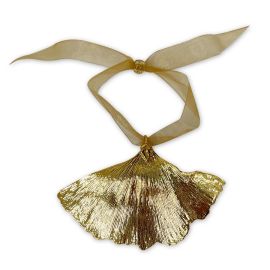 Gingko Gold Leaf Ornament