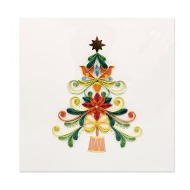 Turtle Doves Tree Popup Card